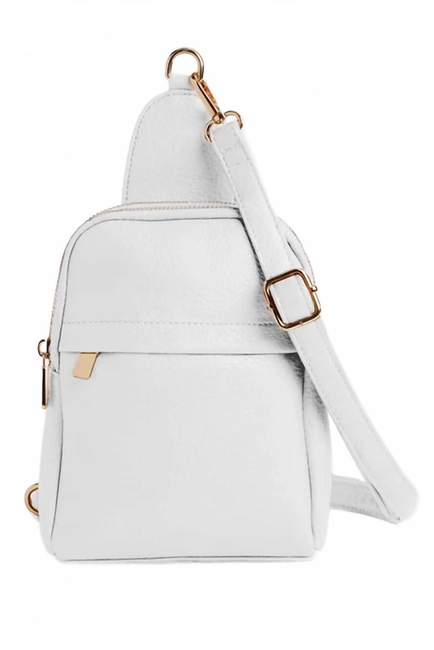 NEW COCO + CARMEN women's talia sling bag in white